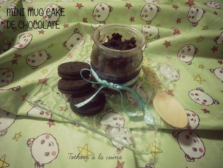 MINI MUG CAKE DE CHOCOLATE