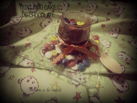 MINI MUG CAKE DE CHOCOLATE