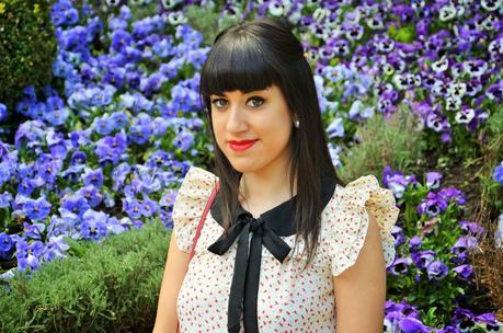 Blusa floral con cuello de bebe!!! Blusa floral con cuello de bebe!!!