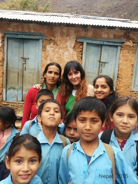 Fotografías en Nepal - La escuela