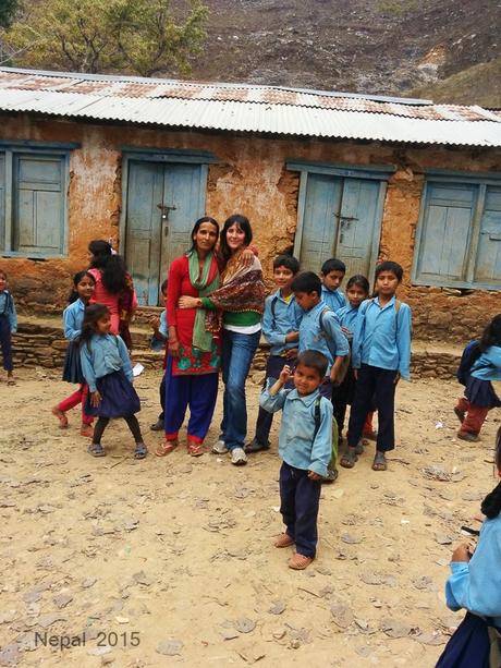 Fotografías en Nepal - La escuela