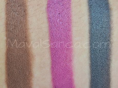 MBA Cosmetics Haul: Taupuccino - Heliotrope - Smoke Screen - Lovespell - Red HOT! - Cranberry - Violet Riot - Another Brick in The Wall - Burlesque