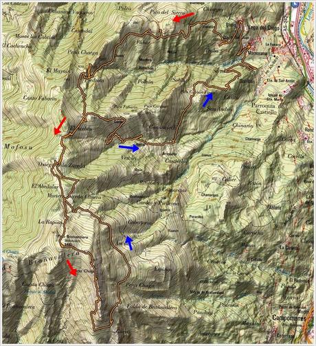 El Otero-L' Escurero Brañavalera-La Pena L.lago