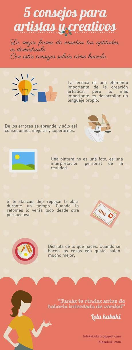 5 CONSEJOS PARA ARTISTAS Y CREATIVOS