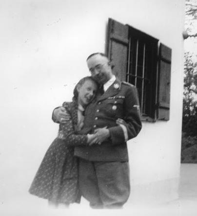 Heinrich Himmler junto a su hija Gudrun 