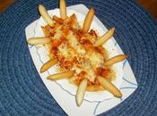 Tapa patatas, sobrasada queso