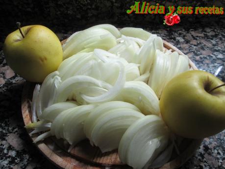 QUICHE DE CEBOLLA Y MANZANA CON GOUDA