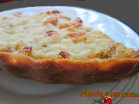 QUICHE DE CEBOLLA Y MANZANA CON GOUDA