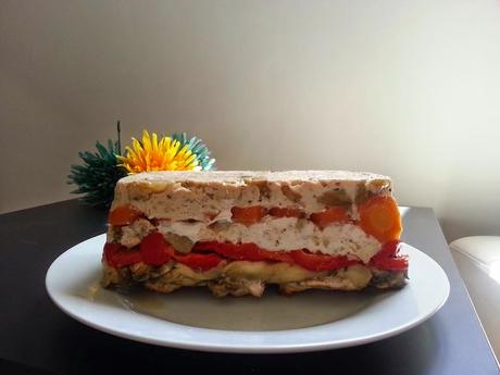 RECETAS FIT: PASTEL DE PAVO CON VERDURA ESCALIVADA