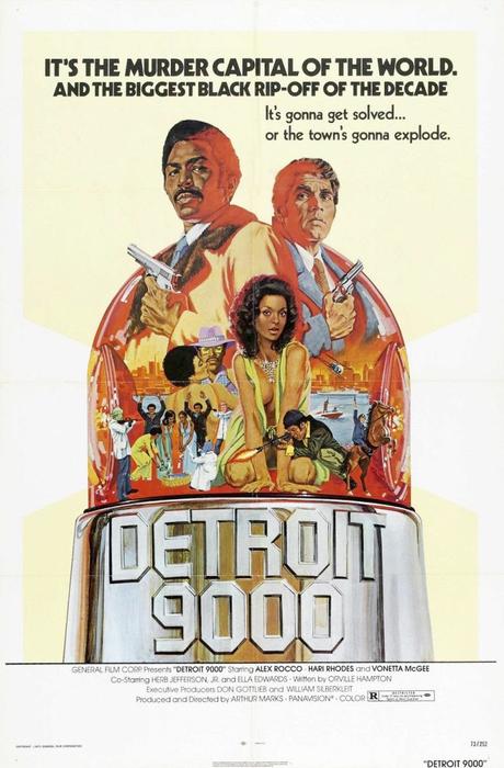 DETROIT 9000 (USA, 1973) Policiaco, Negro, Thriller