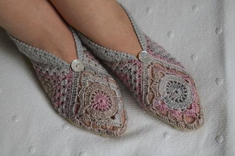 Patucos de ganchillo.