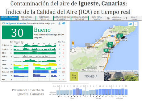 WAQI. Mapa de Calidad del Aire en tiempo real. Contaminación del aire en el Mundo