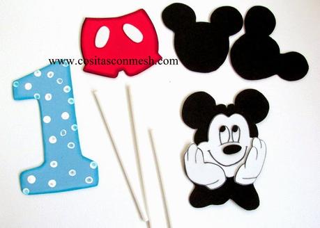 Cómo hacer un centro de mesa de mickey mouse en foami