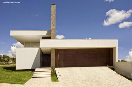 Proyecto de casa minimalista en Brasil.