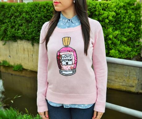 Jersey con perfume de lentejuelas!!!