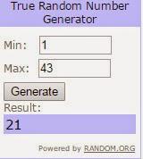 And the winners is.............