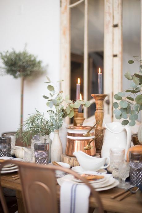 Natural and cooper dinning