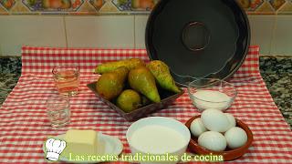 Receta fácil de flan de pera
