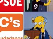 Resumen política, versión Simpsons