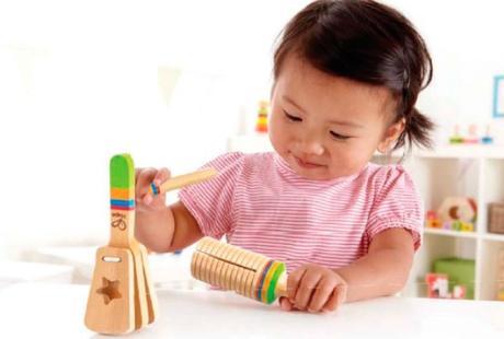 instrumentos musicales para niños , fabricados en madera