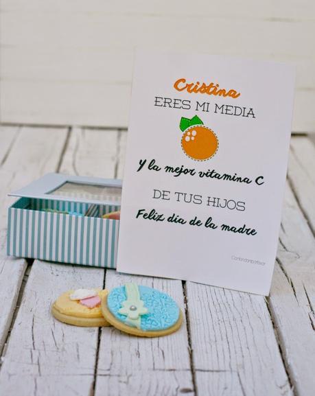 Láminas y galletas decoradas, un regalo genial