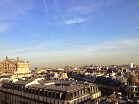 Vistas de Paris desde la terraza de Printemps.