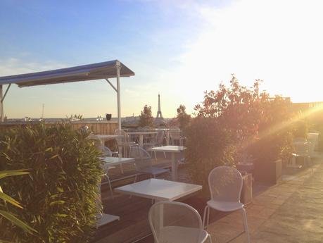 Vistas de Paris desde la terraza de Printemps.