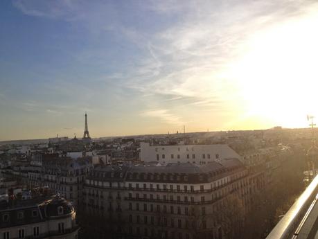 Vistas de Paris desde la terraza de Printemps.