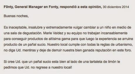Drama en el Trip Advisor