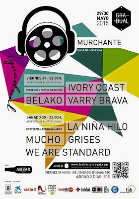 Festival Gradual 2015: We Are Standard, Varry Brava, Belako, Grises, Mucho...