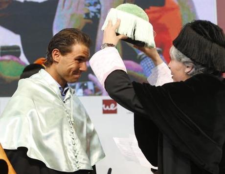 Rafa Nadal Doctor Honoris Causa por la Universidad Europea de Madrid