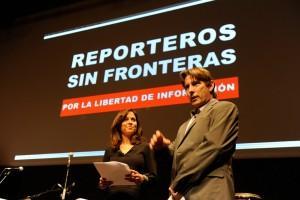 Reporteros Sin Fronteras celebró ayer un evento en el Día Mundial de la Libertad de Prensa / RSF