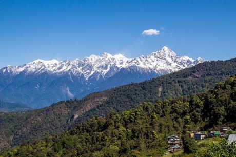 Los paisajes de Sikkim y los grandes picos