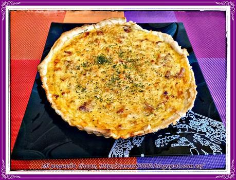Quiche de Jamón y Bacón Quiche de Jamón y Bacón
