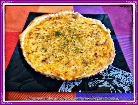 Quiche de Jamón y Bacón Quiche de Jamón y Bacón