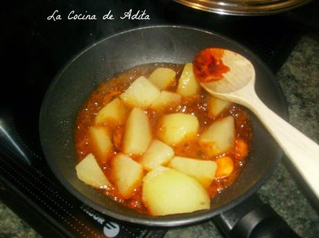 Judías verdes, rehogadas con pimentón  (dieta)