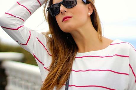 Red Stripes Top
