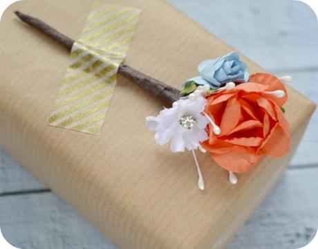 Packaging con flores