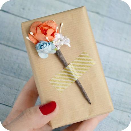 Packaging con flores