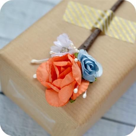 Packaging con flores