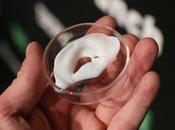 Esta oreja mucho plástico: llegan bioimpresoras