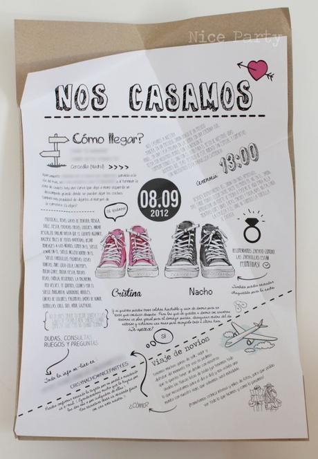 ivitacion como un mapa