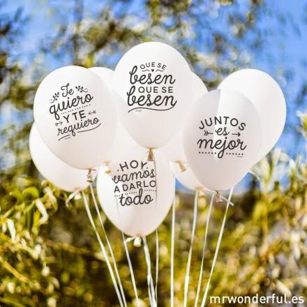 globos boda Mrwonderful