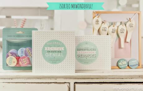 sorteo mrwonderful