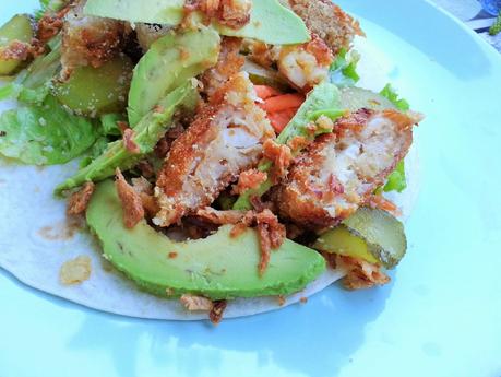 Nuggets de no-pollo rellenos de tofu
