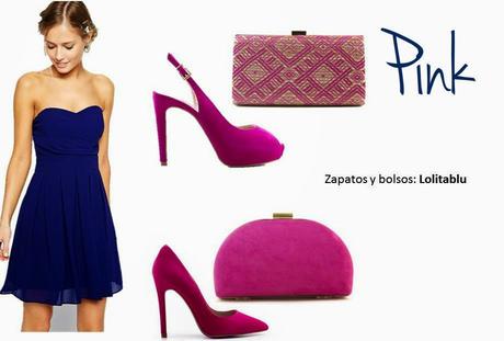 Qué me pongo con vestido azul navy de ceremonia??