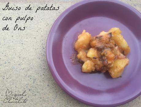Guiso de patatas con pulpo de Ons