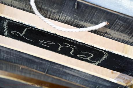 Decorar con pintura de pizarra