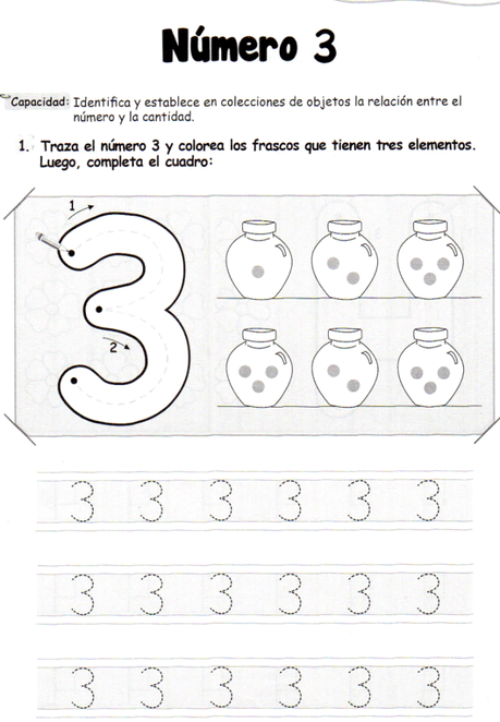 El número 3: 5 años El número 3: 5 años