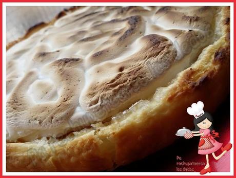 *Tarta de nísperos y merengue (thermomix)